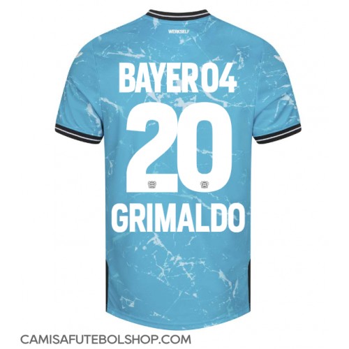 Camisa de time de futebol Bayer Leverkusen Alejandro Grimaldo #20 Replicas 3º Equipamento 2023-24 Manga Curta